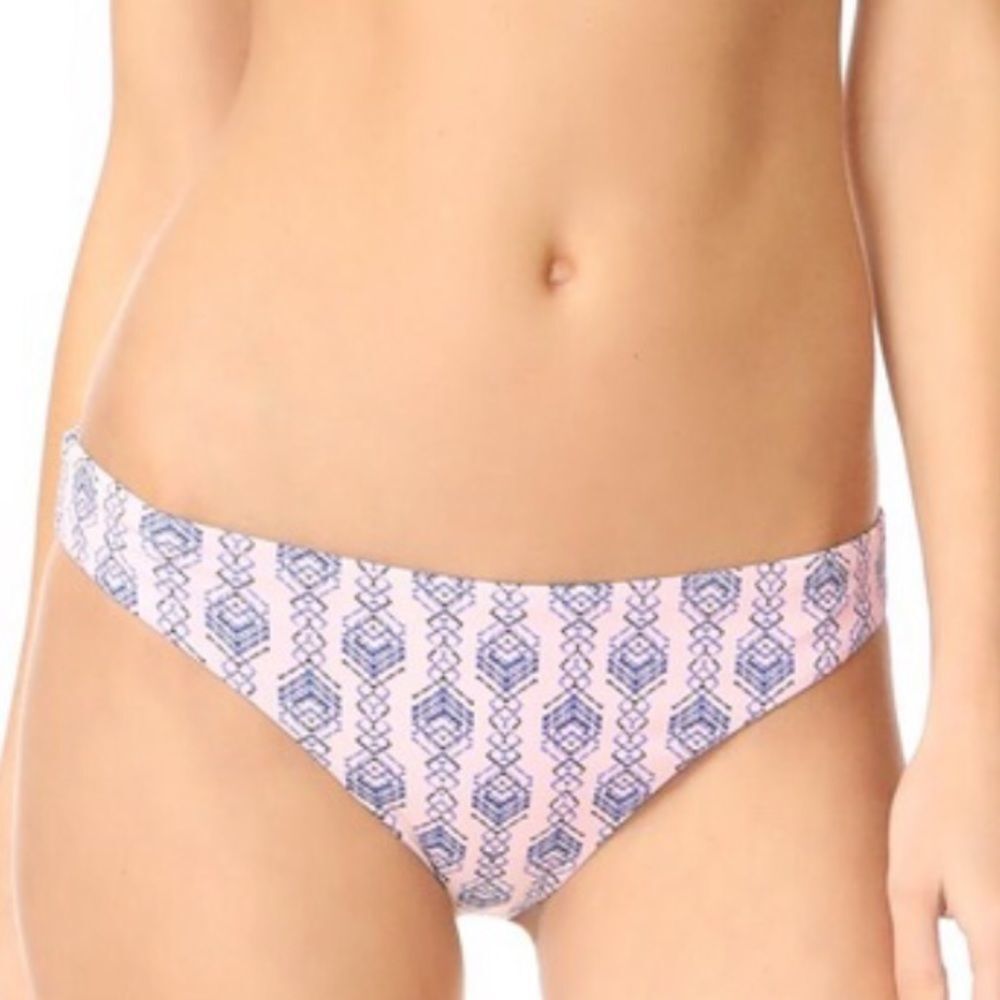 Revolve Eberjey Geo Garland Coco Cheeky Swim Bikini Bottom S